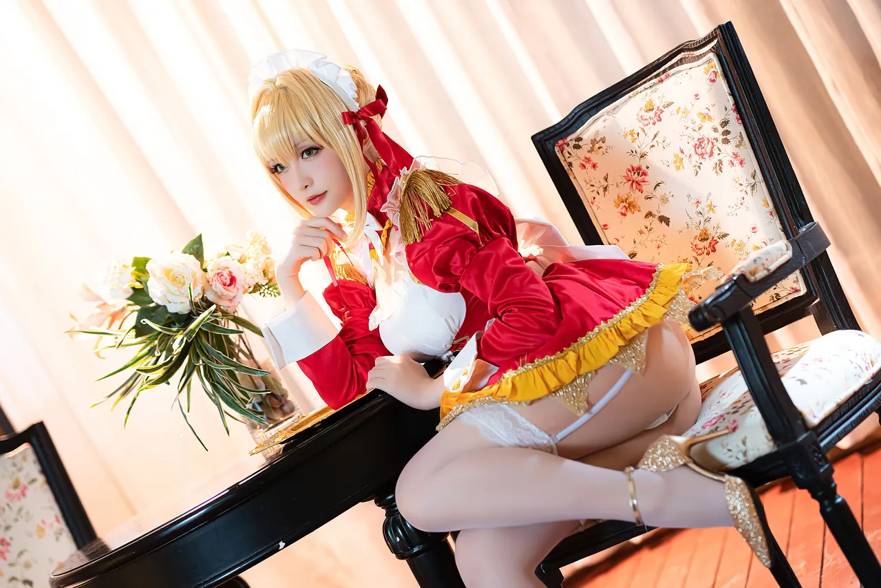 星之迟迟 - Nero Claudius maid (FGO)-erohere14.webp